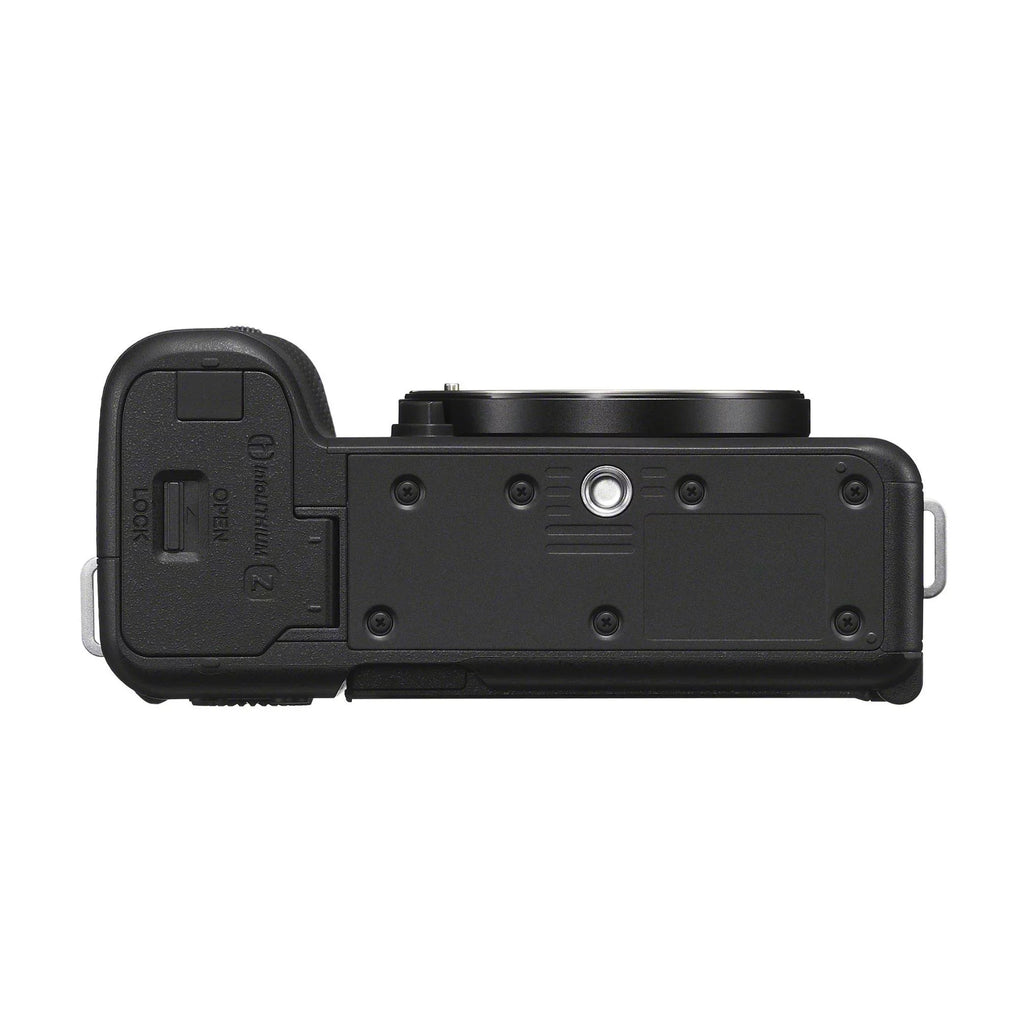 Sony Alpha - Mirrorless Camera with 50mm Lens, Grip, and Mic (Black) Kit