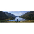 Panoramic Images  High angle view of a monument near a lake Glenfinnan Monument Loch Shiel Highlands Region Scotland Poster Print by Panoramic Images - 36 x 12