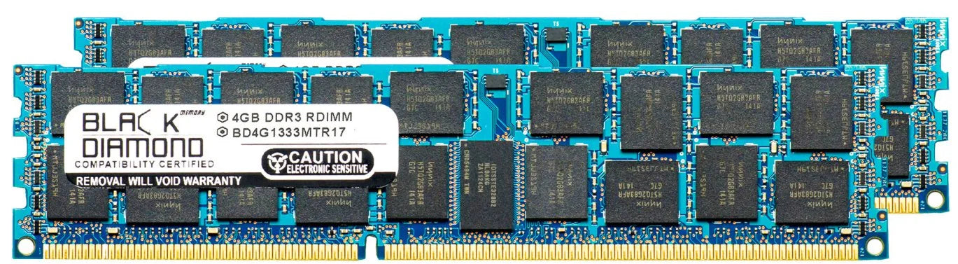 8GB 2X4GB Memory  for SuperMicro SuperServer 5000 5016I-   240pin -10600 1333MHz Black Diamond Memory Module Upgrade