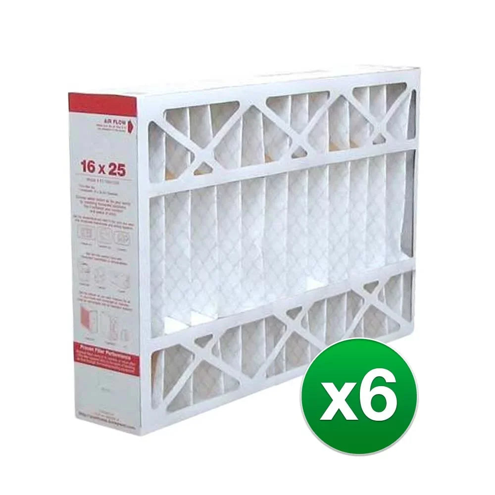 Pleated Air Filter For Honeywell   16x25x4  11 (6 Pack)
