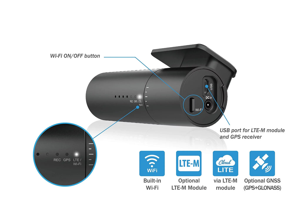 BlackVue -1CH with 32GB microSD Card | Full  Wi-Fi Dashcam | Parking Mode Support