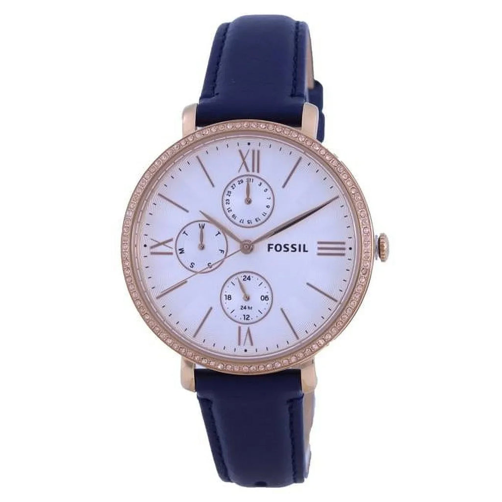 Fossil Jacqueline Multi-Function Quartz Crystal Silver Dial Ladies Watch