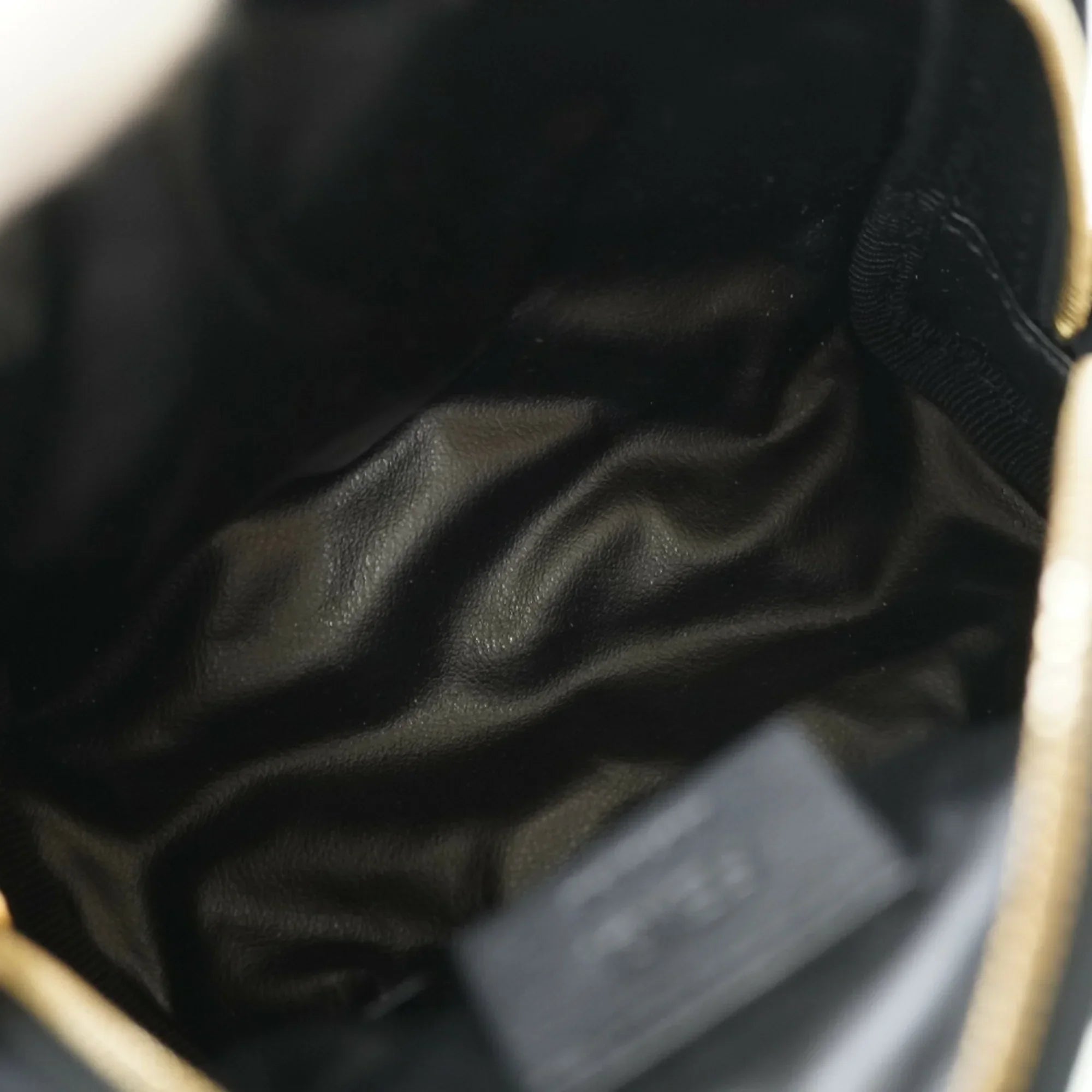 Pre-Owned Fendi Makeup Pouch 8N0179 Nylon Black 0061FENDI 6A0061ZE5 (Like New)