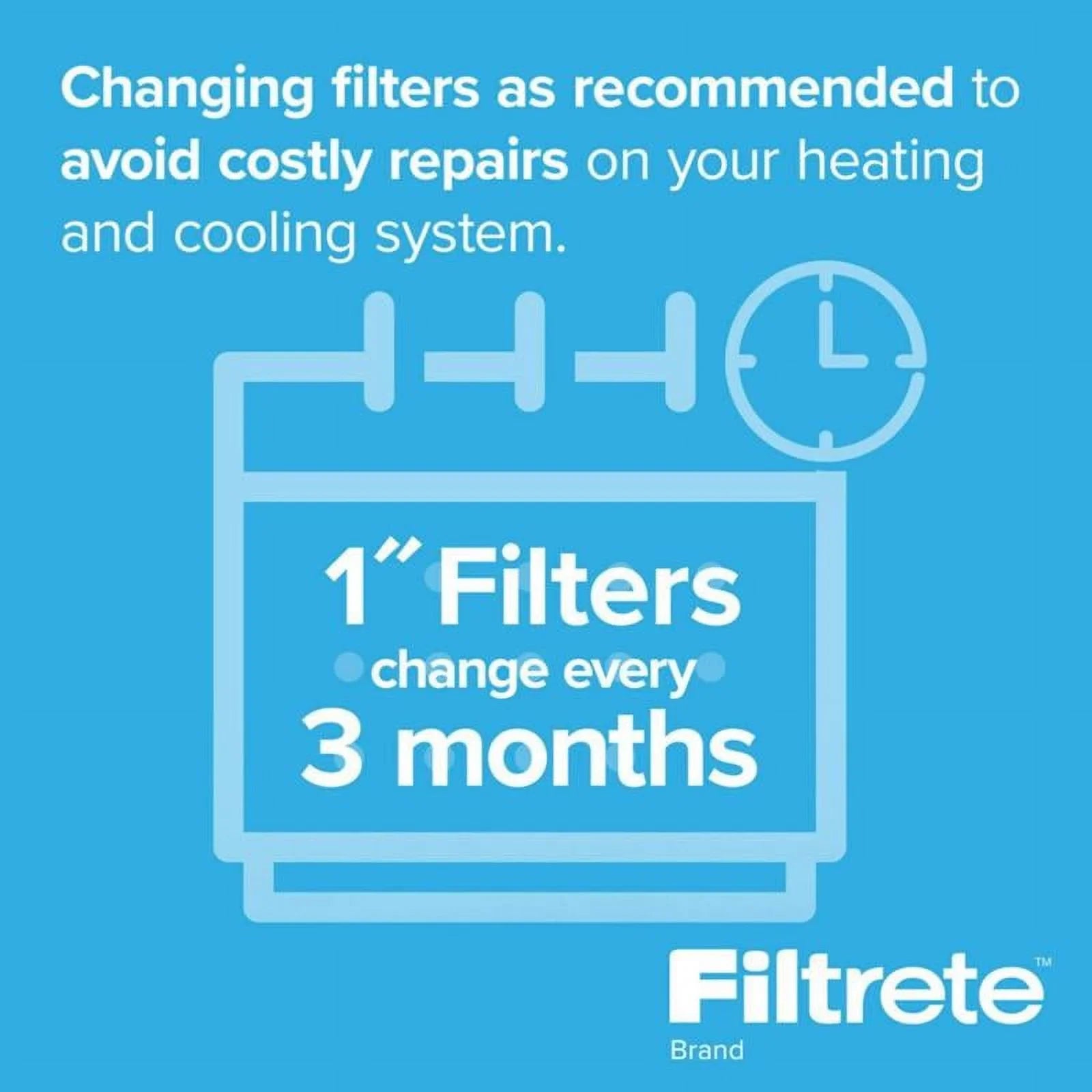 Filtrete 14x24x1 Basic Filter -2PK-24 Pack of 24