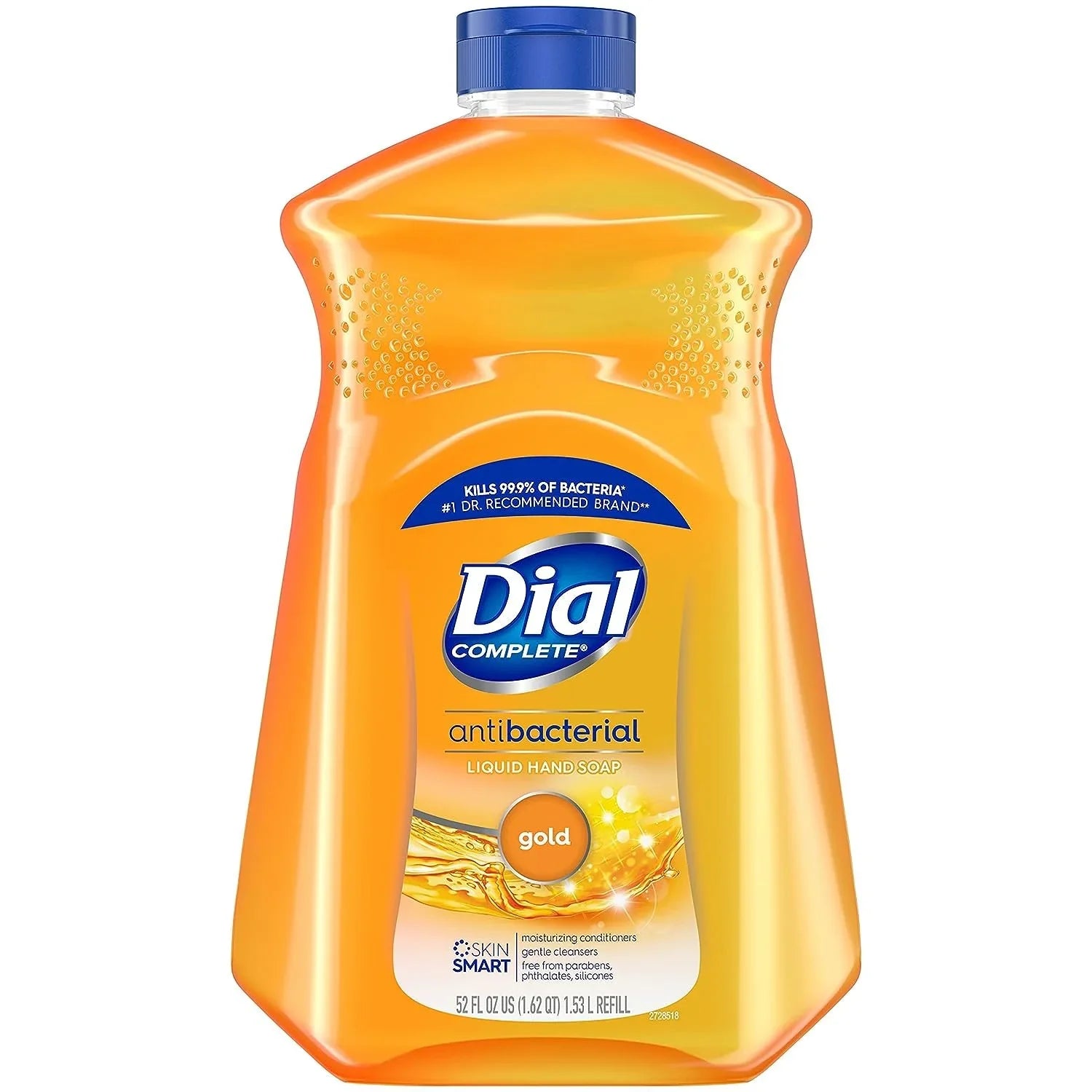 Dial Complete Antibacterial Liquid Hand Soap Refill, Gold, 52 fl Oz Pack of 3