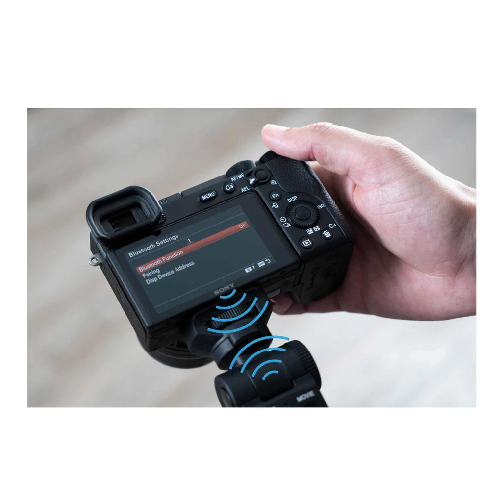 Sony Alpha - Mirrorless Camera with 50mm Lens, Grip, and Mic (Black) Kit