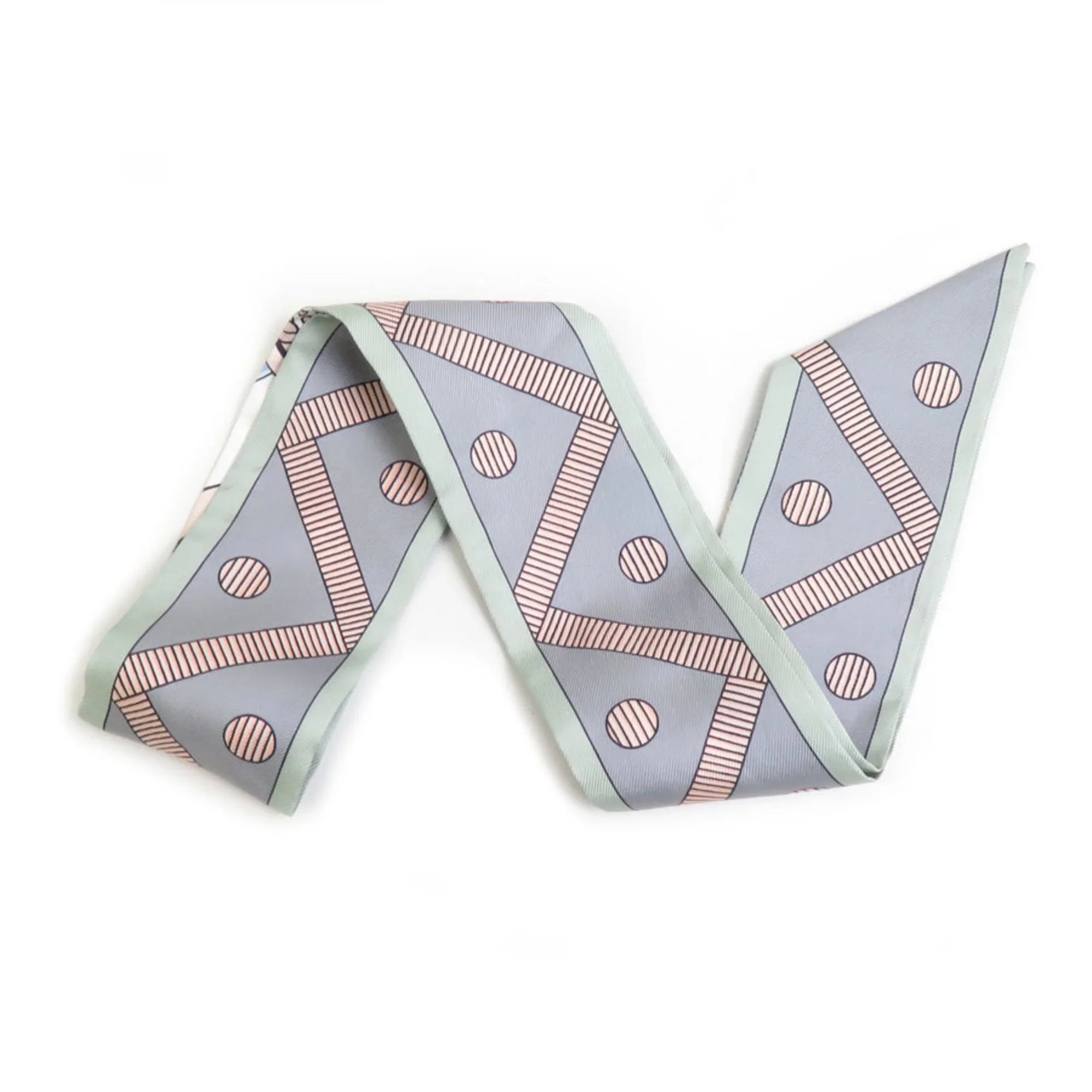 Pre-Owned Hermes  Scarf Muffler Twilly Silk Multicolor Women's e58492f (Good)