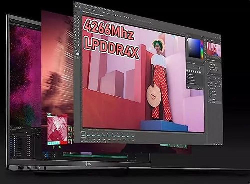 Gram 17" 16:10 (2560 x 1600)  Laptop, Evo 12Cores i7-1360P, - 99%, 4266Mhz 16GB, 2X Thunderbolt4, Backlit , Wi-Fi 6E, Windows11 Home, w/ (16GB   | 1TB )