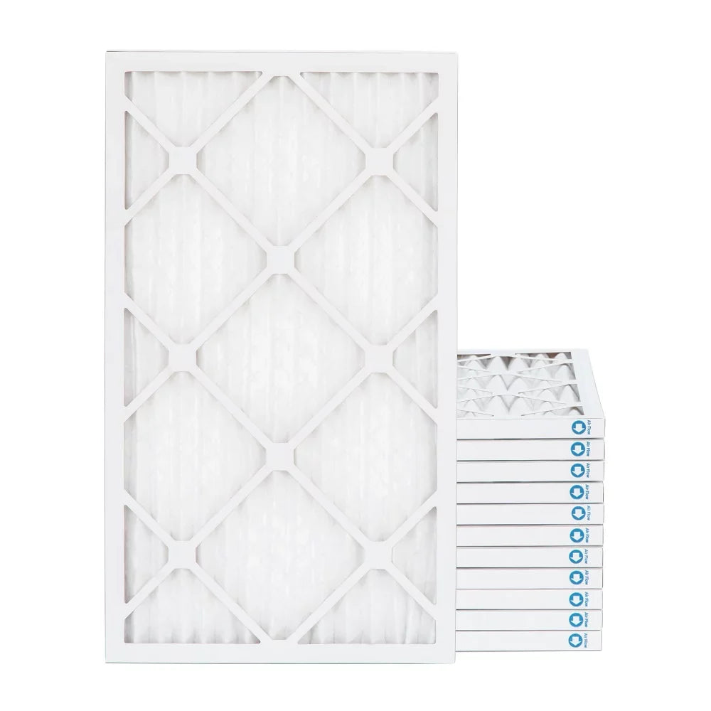 15x25x1  11,  1000 Pleated  Furnace 1" Air Filters by Pamlico. Case of 12. Actual Size: 14-1/2 x 24-1/2 x 3/4