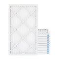 15x25x1  11,  1000 Pleated  Furnace 1" Air Filters by Pamlico. Case of 12. Actual Size: 14-1/2 x 24-1/2 x 3/4