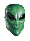 Area 51 Green Latex Mask Alien  Space Invader Extra Terrestrial Adult Sci Fi