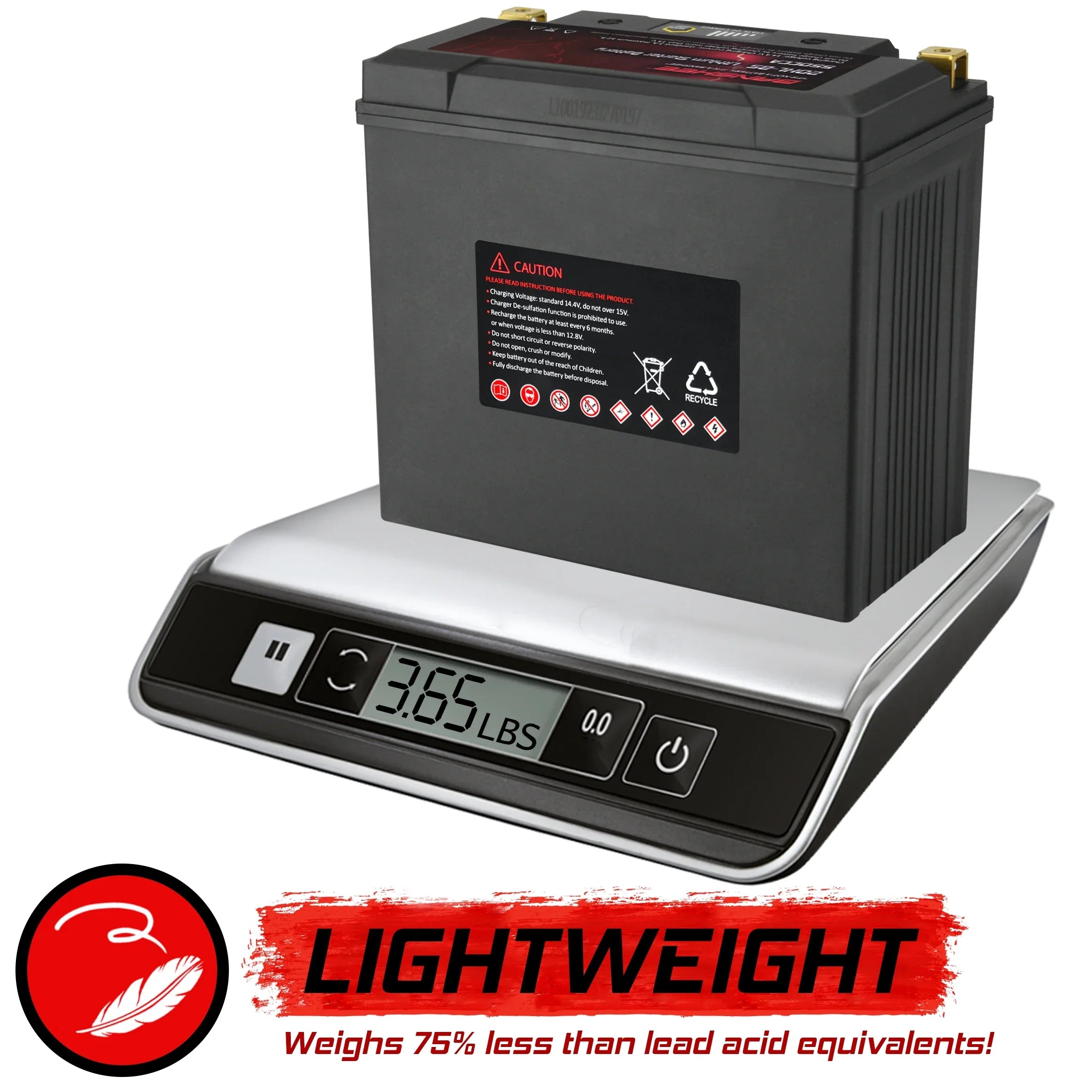Banshee 20L- LiFePO4 Motorsports Battery Compatible with Yamaha  WaveRunner   2008 to 2012