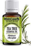 WishCare Tea Tree Essential Oil 15  - 100% Pure, Undiluted & Natural - For Skin, Hair and Acne Care