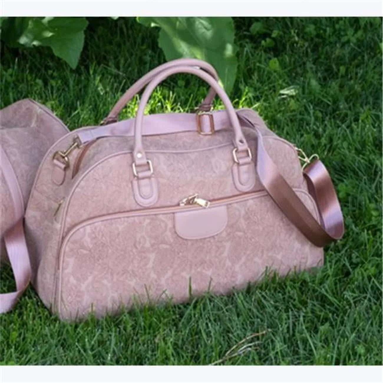Youngs 43302 Blush Lace Weekender Bag