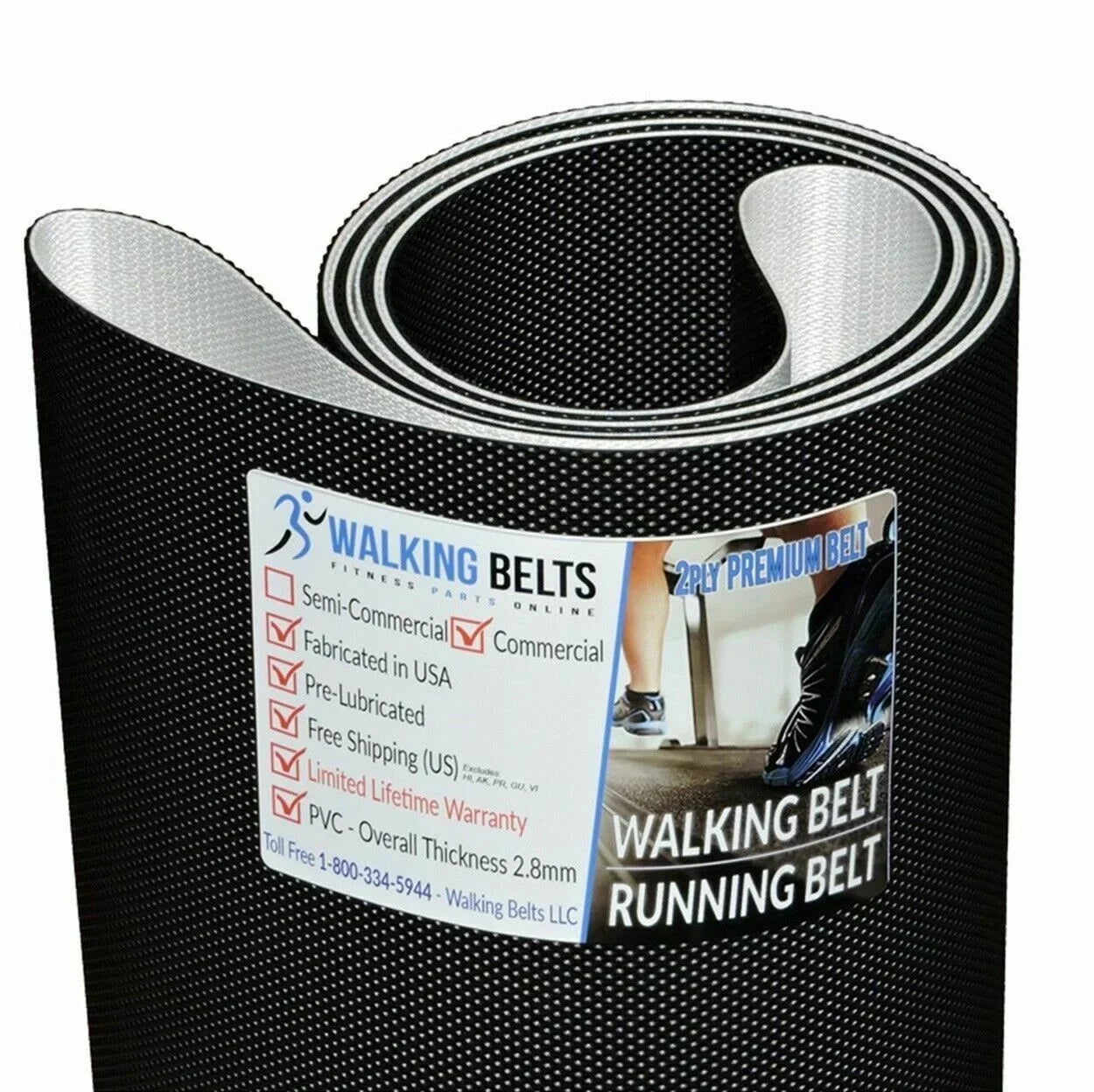Life Fitness  97TE Treadmill Walking Belt 2ply Premium Serial