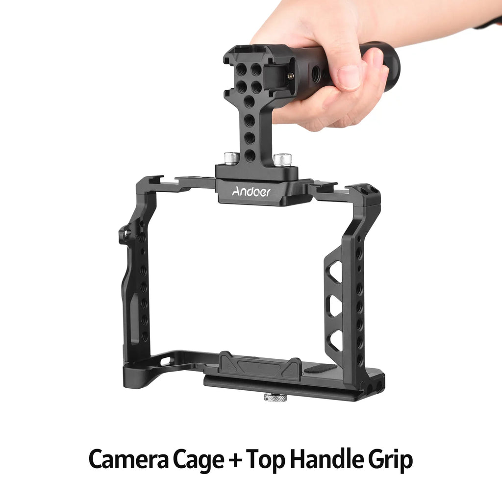 Camera Cage,Handle  With Handle Alloy Camera Kit Camera Kit With Qisuo