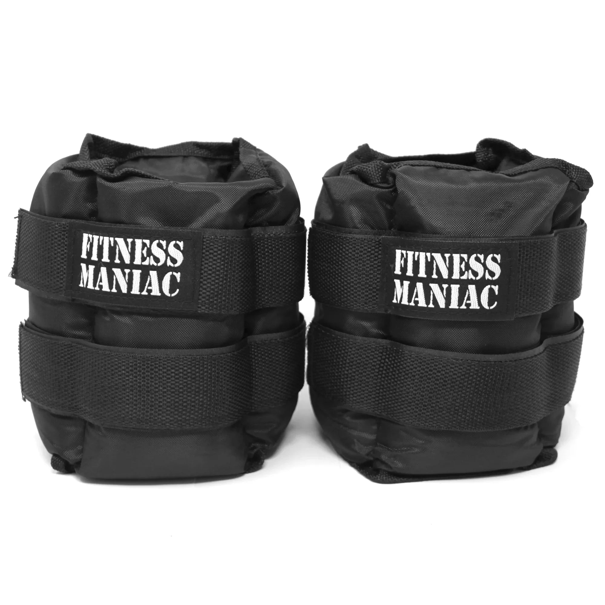 Fitness Maniac  Ankle Weights with Adjustable Strap 16 lbs (Pair of Two 8-lbs Ankle Weights)