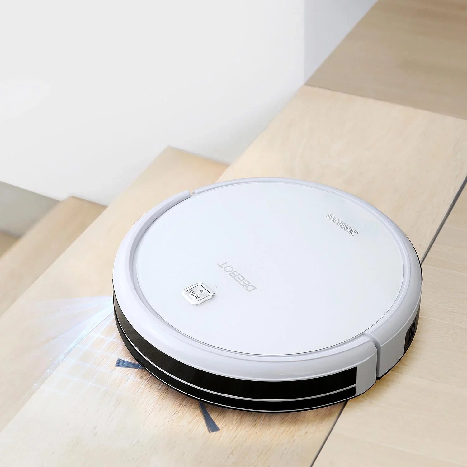 deebot n79w+ robotic vacuum cleaner with max power suction,+ 2 year warranty, up to 110 min runtime, hard floors & carpets, works with alexa, app controls, self-charging, quiet