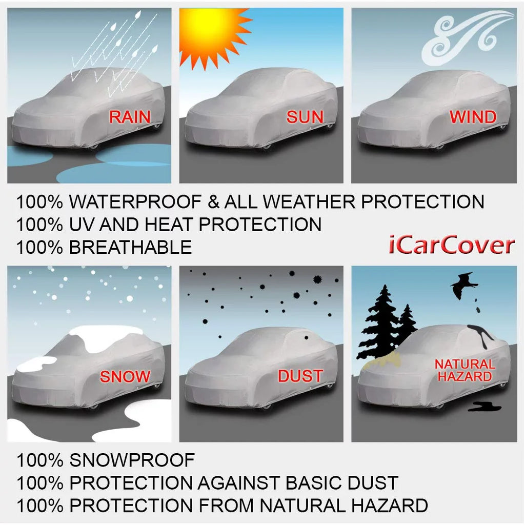 Custom Car Cover Fits: [Mini Cooper Roadster] 2011-2016 Waterproof All-Weather