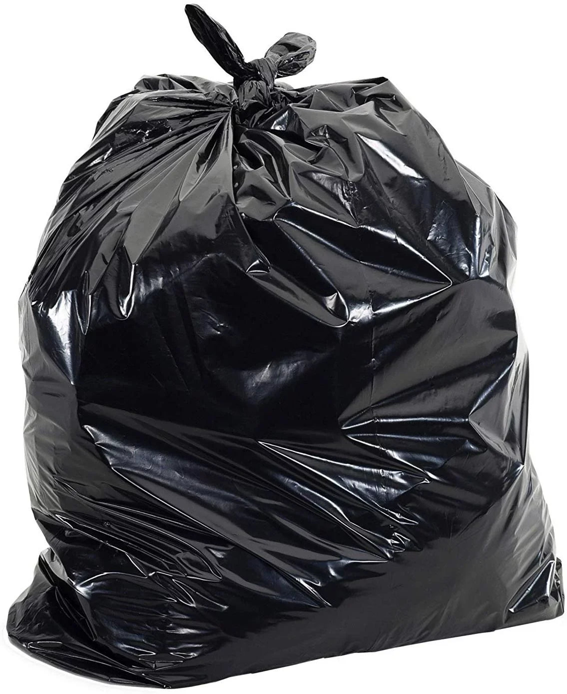 '-386021K Max-Tough 55 Gal. High Density Star Seal Coreless Rolls Black Trash Bag, (Pack of 150)