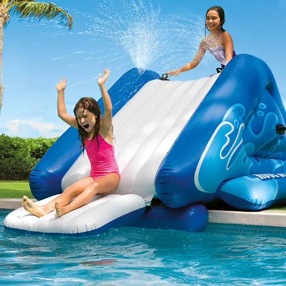 Intex Kool Splash Inflatable Play Center Water Slide | (Open Box) (2 Pack)