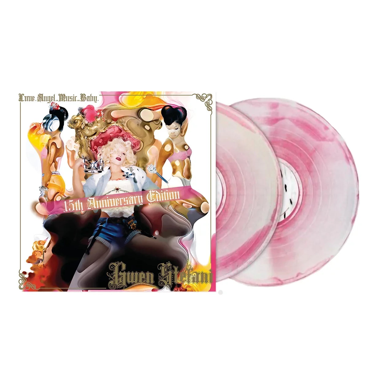 Gwen Stefani - Love.Angel.Music.Baby 15Th Anniversary Exclusive Pink White Swirled Vinyl 2x