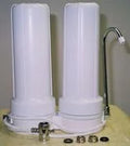 Custom Double Countertop Water Filter Ceramic & / by Crystal Clear Supply