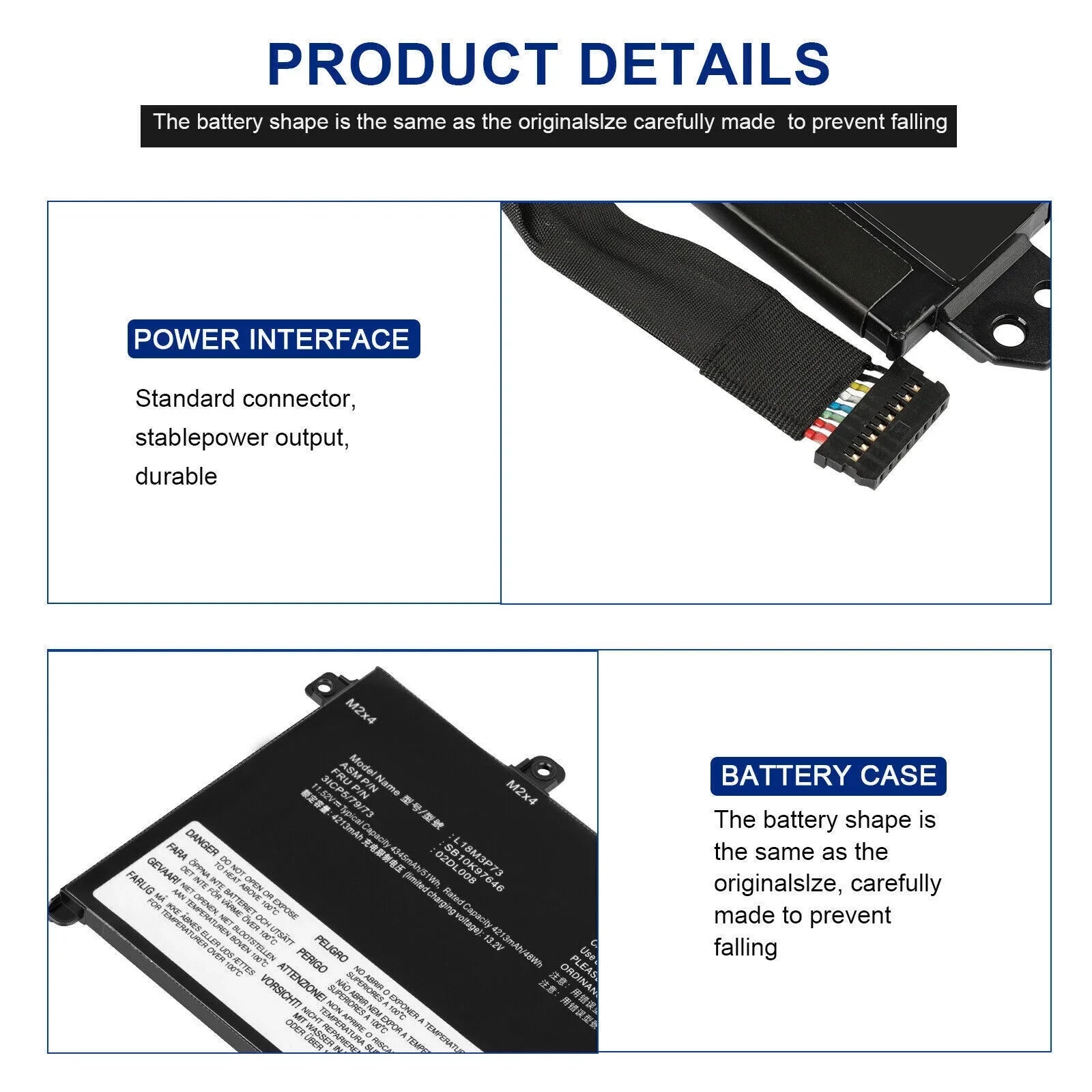 New Laptop Battery For Lenovo   P14s  5B10W13907 5B10W13906