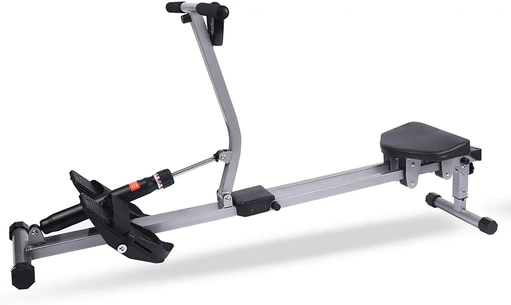 Fitness Rowing Machine Rower Ergometer, Digital Monitor and 260 lbs of Maximum Load, Black