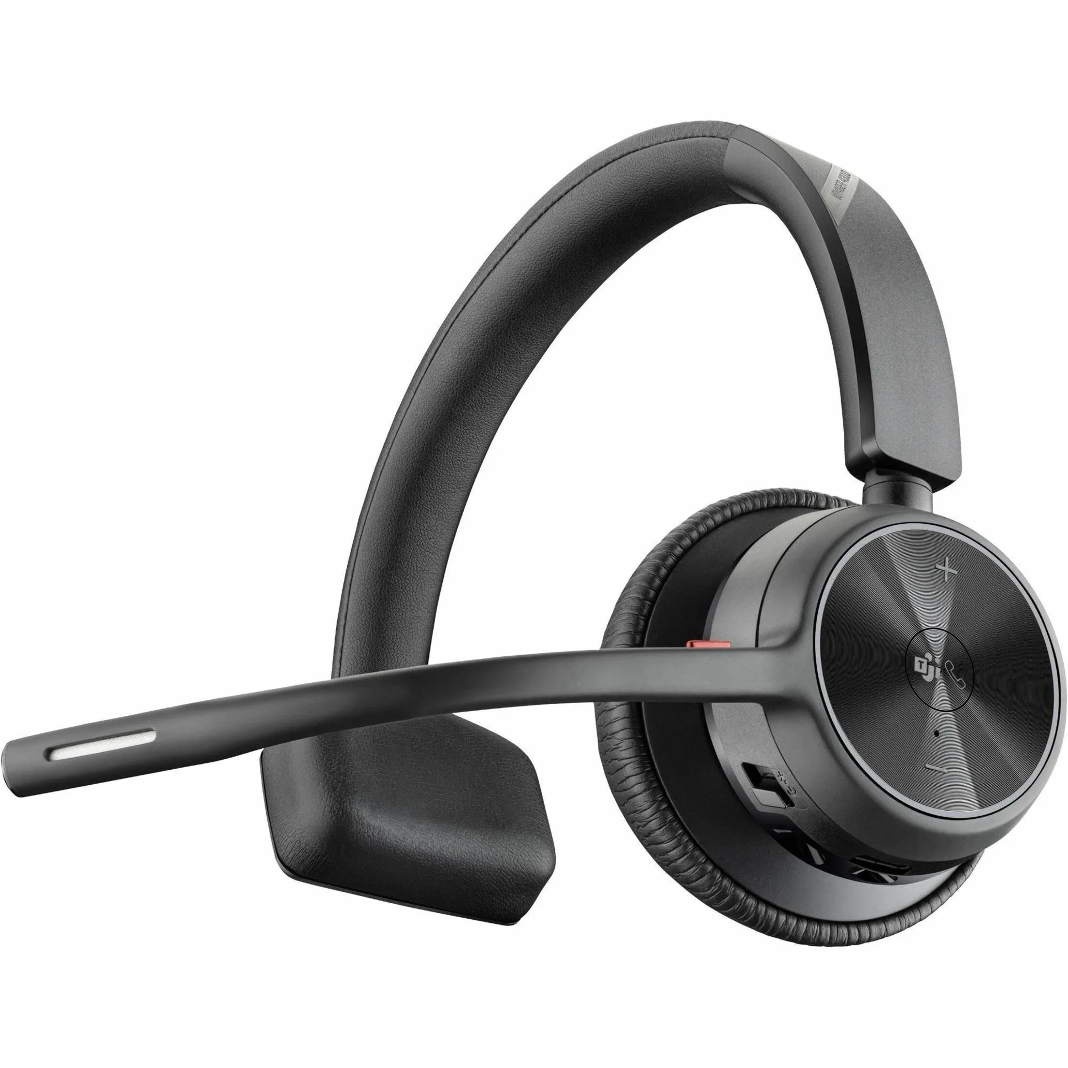 Poly Voyager 4310 Microsoft Teams Certified - Headset with Charge Stand - Microsoft Teams Certification - Siri, Google Assistant - Mono - Wireless - Bluetooth - 298.6 ft - 20 Hz - 20 kHz - Over...
