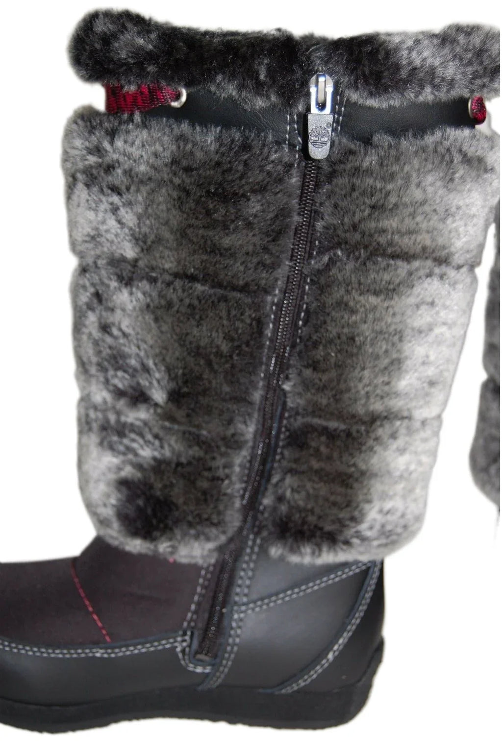 Timberland Preschool Youth Winterberry Tall Fur Medium Boot Black 59794 size 13.5