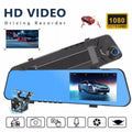 1080P Rearview Mirror Car  Dual Dash Cam Camera Front Rear  Video Recorder