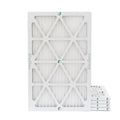 12x20x1  10 Pleated  Air Filters by Glasfloss. ( Quantity 5 ) Exact Size: 11-1/2 x 19-1/2 x 7/8