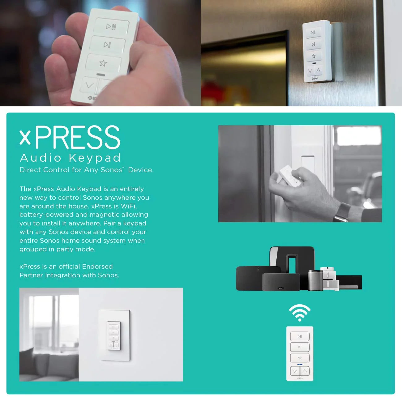 iPort xPRESS Audio Keypad 70800 White