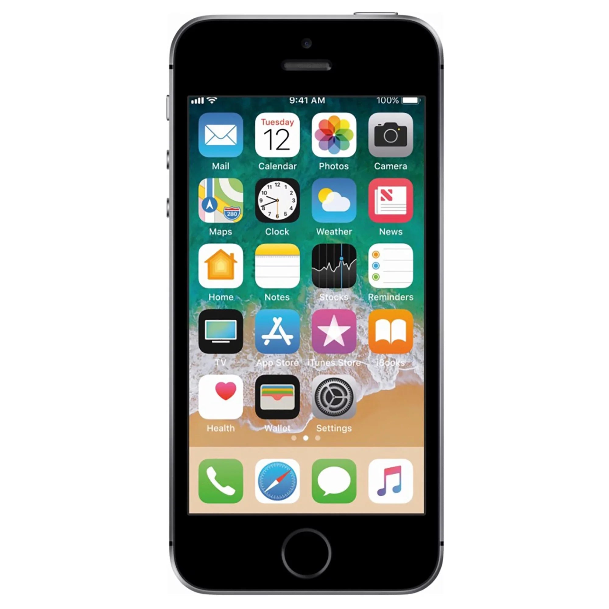 Apple iPhone  32GB & Locked Phone with 12MP Camera - Space Gray (Used)
