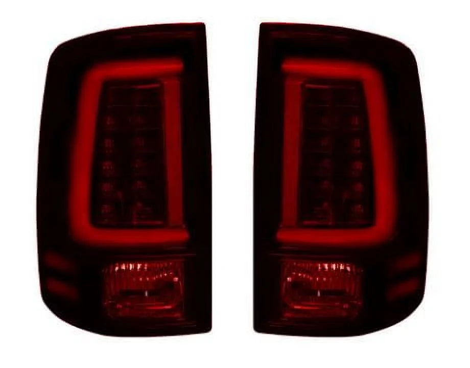 264369RBK Dodge Ram 1500 09-14 or 10-14  2500 and 3500 Red-Smoked Tail