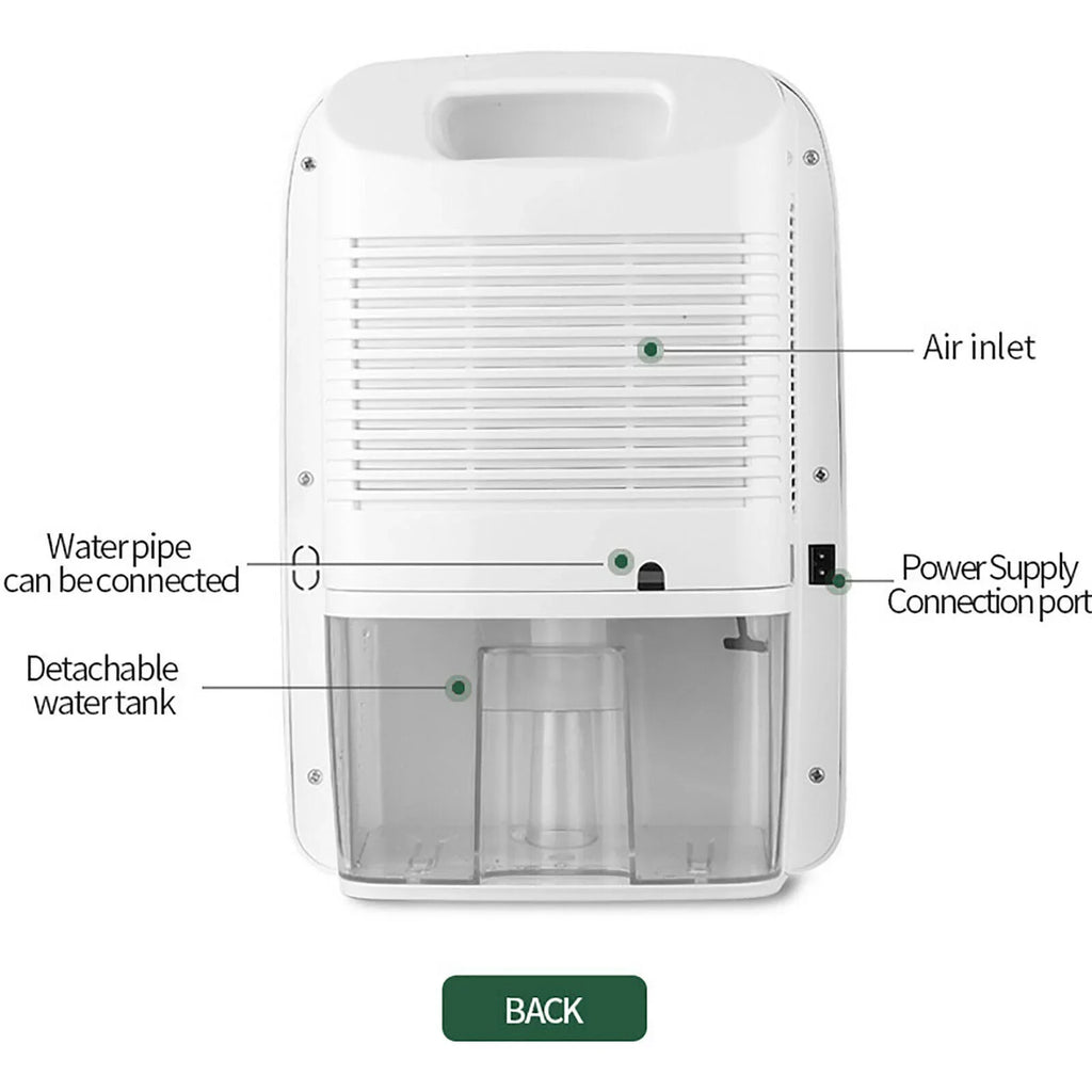 Portable Home Dehumidifier Damp Moisture Absorber Wet Air Dryer /Remote