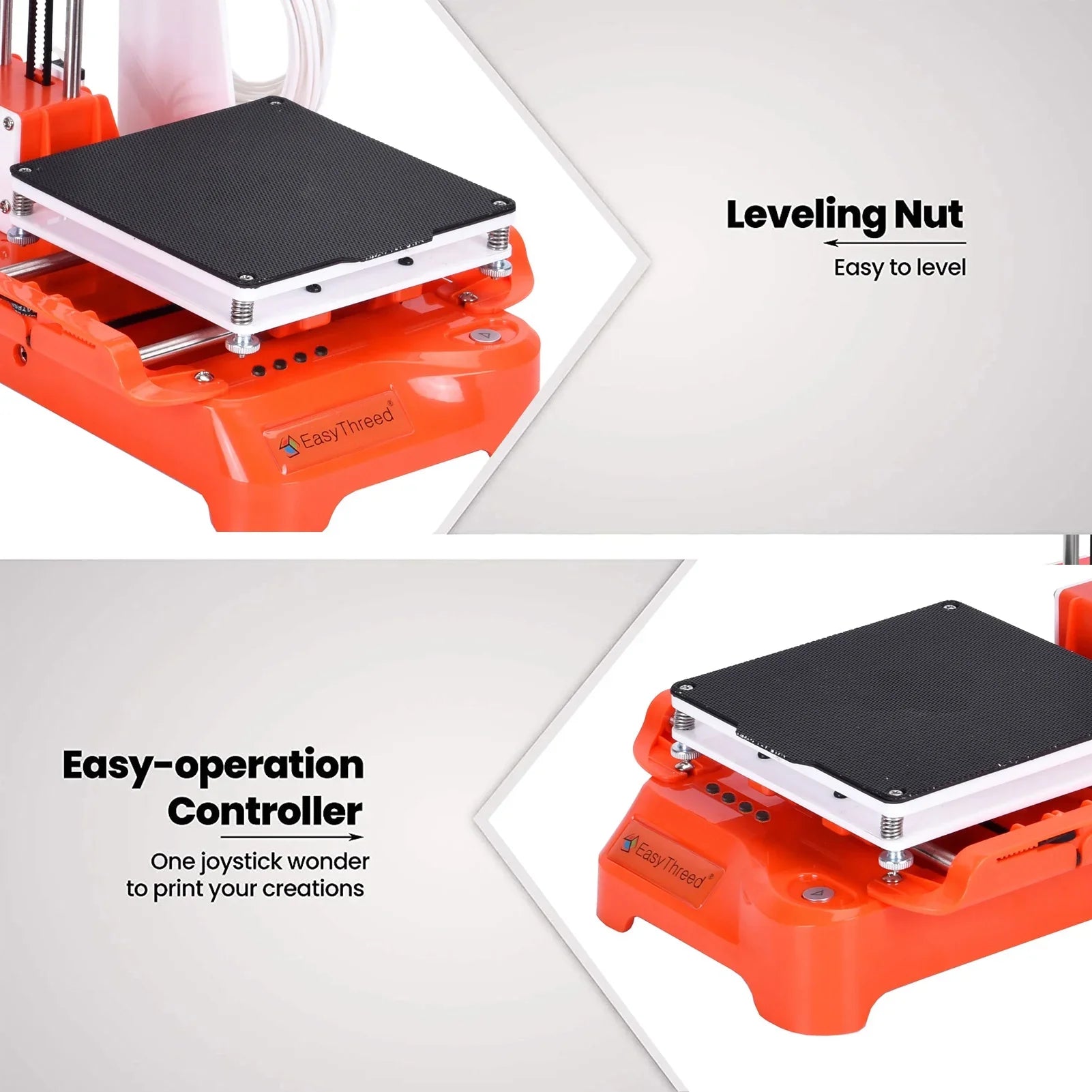 3D Printer, No Size No Heated Bed, One-Key Operation, Perfect for Kids and Education