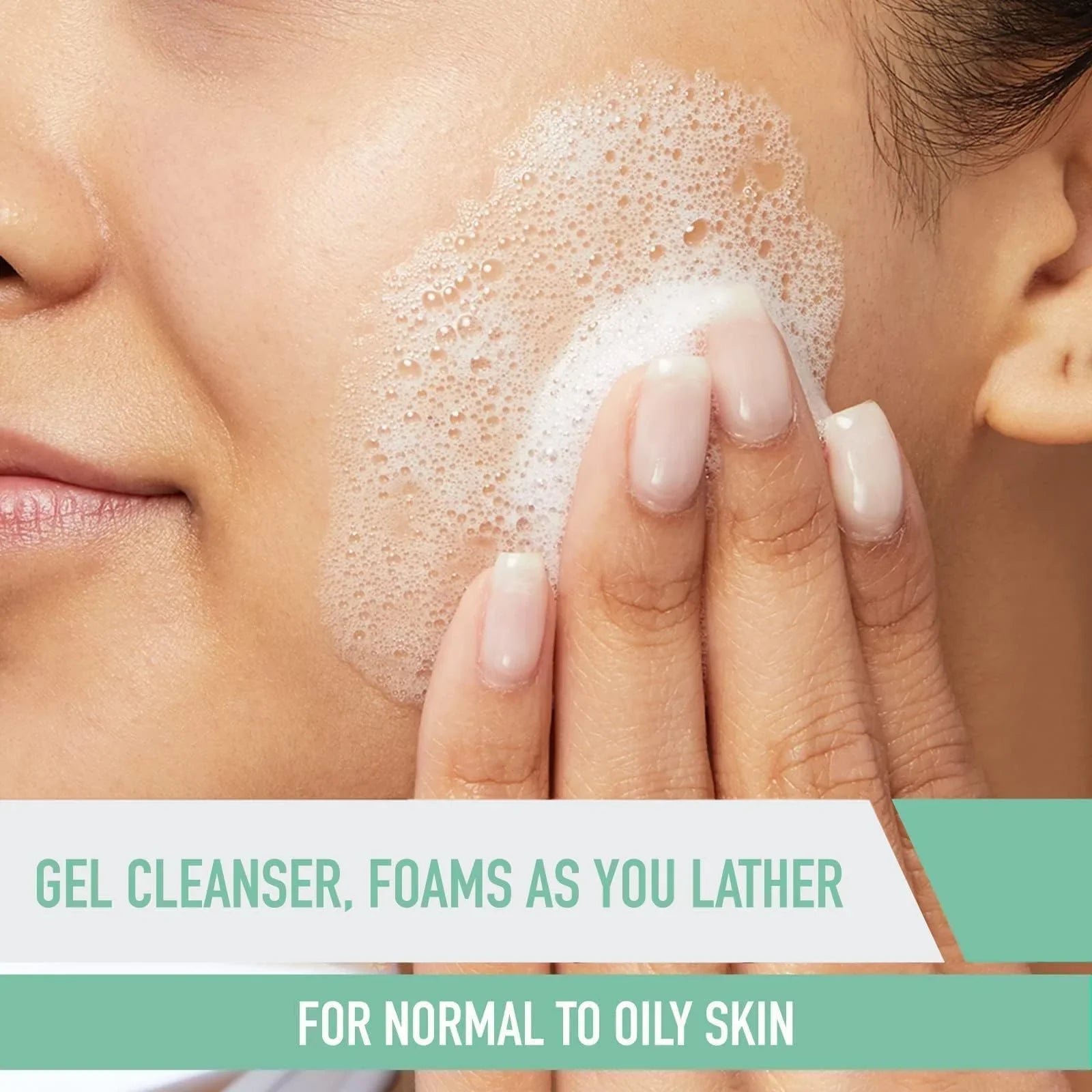 Cerave Foaming Cleanser | 473Ml/16Oz | Daily Face, Body & Hand Wash With Niacinamide, For Normal To Oily Skin