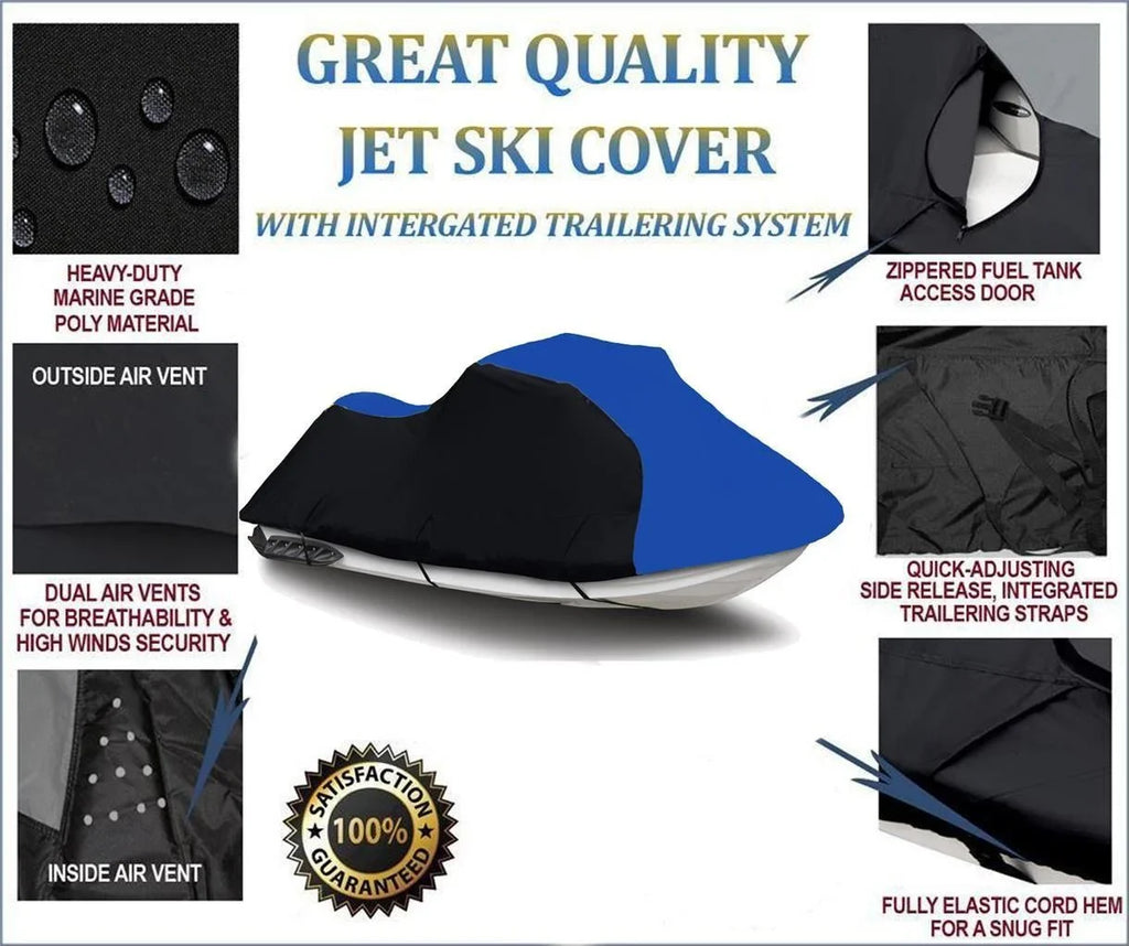 /  -, 600  Cover Compatible for Kawasaki Ultra 260X 2009 2010 Jet Ski Watercraft Cover
