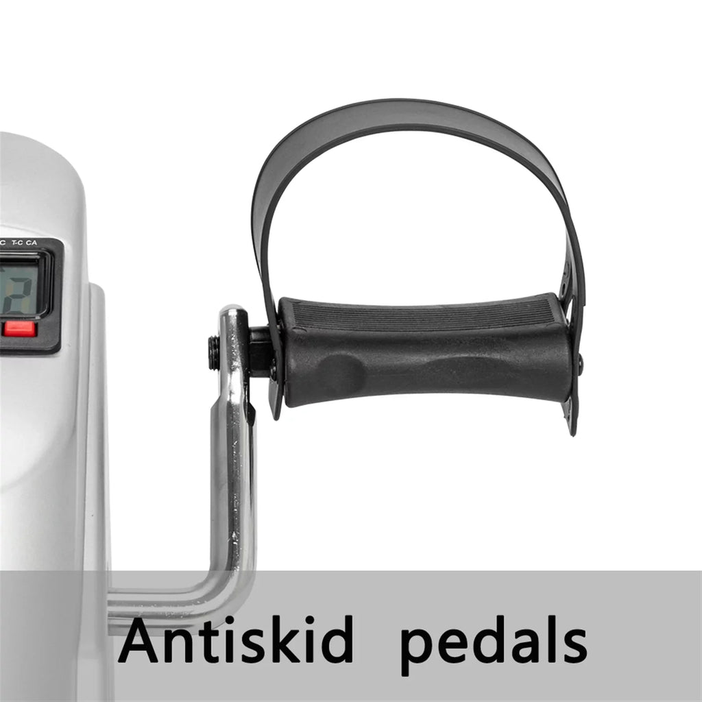 Buyweek  Home Use Hands and Feet Trainer Mini Exercise Bike Silver