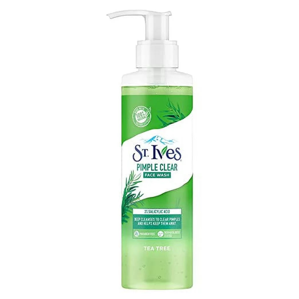 St Ives Tea Tree Pimple Clear Face Wash for Deep Cleansing 190g
