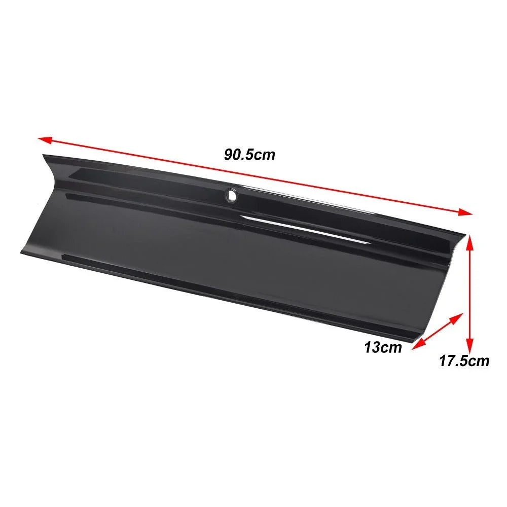 Teledu Rear Glossy Black Trunk Panel Decklid Trim Cover For 2015-2020 Ford Mustang
