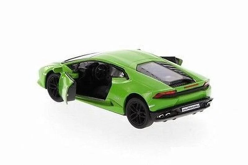 Set of 4: 5" Kinsmart Lamborghini Huracan -4 Diecast Model Toy Car 1:36