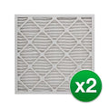 Pleated Air Filter For Honeywell   16x25x4  8 (2 Pack)