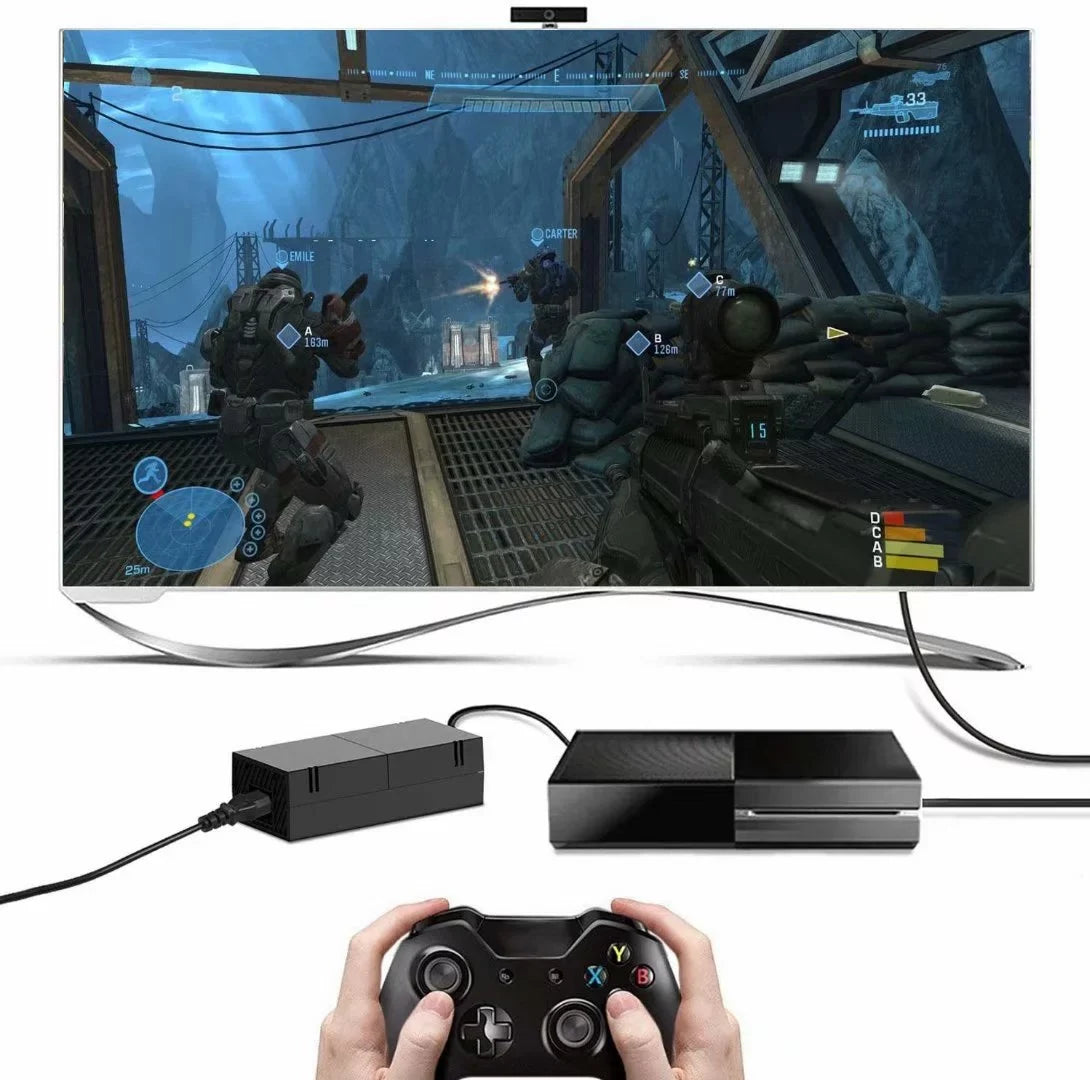12V 17.9A Replacement Xbox One Video Game Console Power Supply Brick - Also Fit 12V 10.83A 16.5A