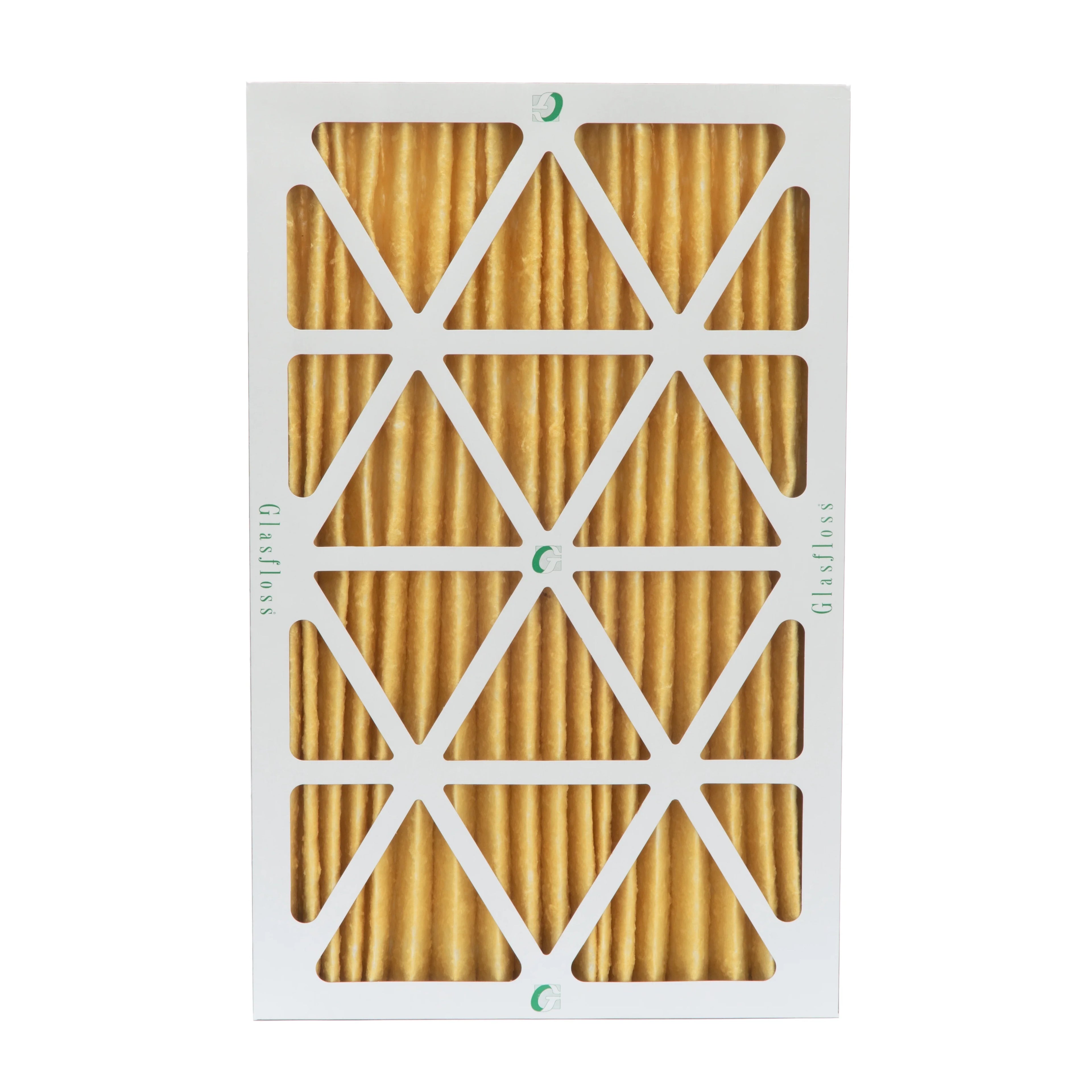 3 Pack of 18x24x2  11 Pleated 2" Inch Air Filters by Glasfloss. Actual Size: 17-1/2 x 23-1/2 x 1-3/4