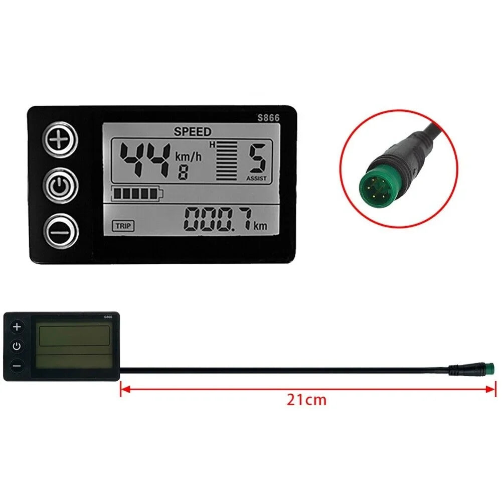 For -bike Lcd Display 24V/36V/48V Display -Bike Electric Bike   Parts
