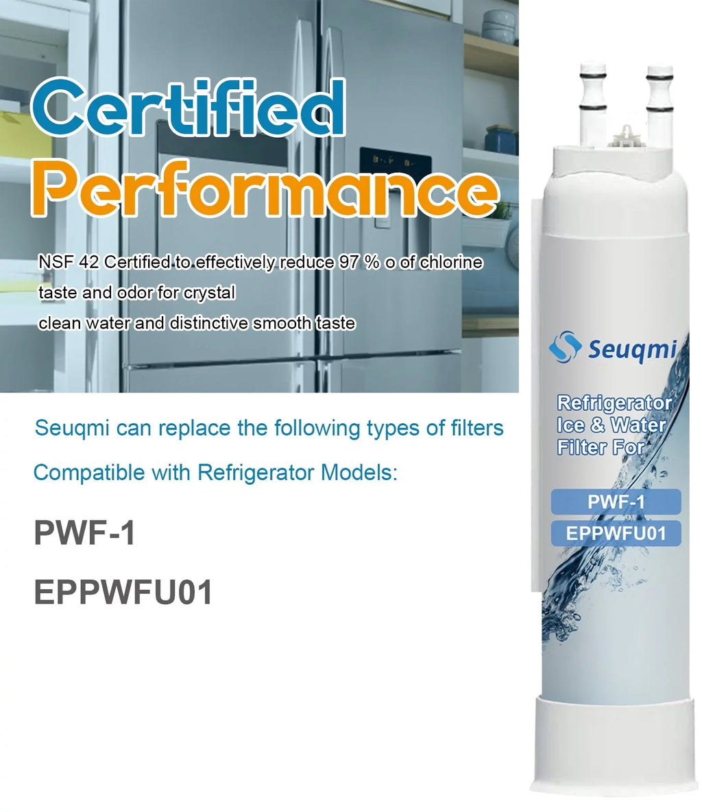 2Pack Seuqmi brand water and ice filters are suitable with Frigidaire®PurePour -1