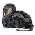 Mary Frances Swanky Swan Black Swanky Swan Crossbody Handbag New